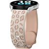 BYISYUE Leopard Cinturini di Ricambio per Garmin Vivoactive 6/5/3, 20mm Silicone Sport Bracciali Cinturino per Garmin Vivomove 3/Sport/Style/Luxe/Trend/HR,D2 Air X10/Bounce 2