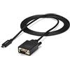 StarTech.com USB-C to VGA Adapter Cable - 2m (6 ft.) - 1920x1200