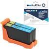 LCL Cartucce d'inchiostro Compatibile 100XL 105XL 108XL (2 Ciano) Sostituzione per LEXMARK Impact S300 S301 S302 S305 S308 S402 S405 S408 S409 Intuition S502 S505 S508 S605 S608 Genesis S815 S816