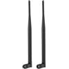 Eightwood Antenna 868 MHz RP-SMA Antenna Omni Directional 868 con frequenza dedicata, inclinabile e girevole, 2 pezzi, per Homematic CCU3 CCU2 Raspberry Pi HM MOD RPI PCB Kit Fibaro ELV