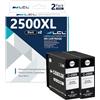 LCL Compatibile Cartucce d'inchiostro PGI-2500 PGI-2500XL PGI-2500XLBK 9254B001 High Yield Sostituzione per Canon MAXIFY IB4000 iB4050 iB4100 iB4150 iB4155 MB5050 MB5100 MB5150 MB5155 (2Nero)