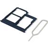 Eonpam Vassoio Carta SIM per (Samsung Galaxy A31) qualità Originale Porta Scheda SIM Ricambio Slot Scheda Memoria SD con Pin della Scheda SIM (Nero)