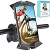 Didarenba Porta cellulare moto con 4 fissaggi Attacco al manubrio Massima stabilita Compatibile con tutti gli smartphone Rotazione a 360º antivibrazione