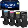 Meagiis TK5230 Toner Compatibili con Kyocera TK5230 TK-5230 Toner (4 Pezzi)