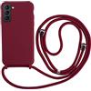 xingting EU Collana Porta Cellulare Compatibile con Custodia per Samsung Galaxy S21/S30-Custodia da Collo per Smartphone,Cover con Cordoncino da Indossare-Rosso