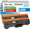 TONTINTA [CON CHIP] 142X W1420X ( W1420A 142A ) Cartucce Toner Compatibili Alta Capacità 2000 Pagine 2 Neri per Stampante M110 M110w MFP M139 M140 M140w, Non Compatibile con stampanti con suffisso e