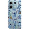 LA CASA DE LAS CARCASAS Custodia per Xiaomi Redmi Note 13 Pro 5G - Poco X6 Ufficiale di Lilo & Stitch Patron Trasparente per proteggere il tuo cellulare. Cover per Xiaomi in silicone flessibile con licenza ufficiale Disney