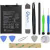 OnlyTech - Kit di riparazione Batteria di ricambio Premium HB356687ECW per Huawei P30 Lite/Mate 10 Lite/Honor 7X / Psmart Plus - 3340mAh - Qualità originale con 10 strumenti e adesivi