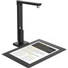CZUR Fotocamera per documenti USB da 8 MP e visualizzatore, scanner per documenti portatile, formato A4, per insegnamento e aula (Lens 800)