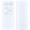 GOUYESHO Telecomando di ricambio adatto per Dyson Fan AM06 AM07 AM08, Part NO.965824-01 965824-02 (bianco)