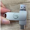 SUNWAL Chiavetta USB 64 GB Archiviazione e trasferimento file semplificati. 3 in 1 Android/iOS/Windows. Alta velocità. Ideale per le persone che utilizzano vari dispositivi.