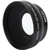 Sxhlseller Lenti della Macchina Fotografica - Obiettivo Grandangolare 0.45X per Videocamera da 49 mm - Fotocamera Impermeabile/Antigraffio/Antiolio Len