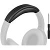 SOULWIT Kit di ricambio per pad fascia per Sony WH-1000XM4 (WH1000XM4), facile installazione fai da te(Nero).