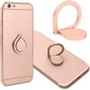 PREMYO Anello Smartphone Universale Supporto per Cellulare - Uso Confortevole con una Mano Rotazione 360° Oro Rosa