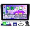 Rimoody 4G+64G Wireless Carplay Android Autoradio per Audi A3 S3 RS3 8P 8VS 8PA 9 Pollici Incell Schermo Autoradio con Android Auto GPS Navi WiFi Bluetooth Mirror Link FM/RDS EQ/USB/SWC Telecamera Posteriore