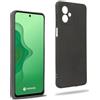 REY Cover in Gel TPU Nera per Motorola Moto G14, Ultra Sottile 0,33 mm, Morbido Flessibile, Custodia Silicone