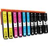 Aurotec Cartucce 33XL Compatibili con Epson 33 XL multipack per Epson Expression Premium XP-7100 XP-540 XP-530 XP-630 XP-645 XP-635 XP-640 XP-830 XP-900 (10 Pack)