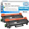 TONTINTA TN2510XL TN-2510XL Cartucce di Toner Compatibili 2 Nero Alta Capacità per Stampante HL-L2400DW L2400DWE L2445DW L2447DW DCP-L2620DW L2627DW L2627DWXL L2660DW MFC-L2800DW L2827DW L2835DW L2860DW