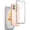 REY Cover in Gel TPU Anti-Shock per Vivo V30e 5G, Morbido Silicone Custodie Protettivo Case, Anti-Scratch, Protettiva Sottile Back Cover
