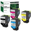Greenjob CS310 Cartucce Toner Compatibili con Stampante Lexmark CS310n CS310dn CS410n CS410dn CS410dtn CS510de CS510dte (4000 Pagine BK, 3000 Pagine CMY) 70C2HK0 70C2HC0 70C2HM0 70C2HY0