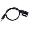 Berfea Audio 3,5 mm AMI MDI MMI AUX cavo music interface adattatore compatibile con Audi A3 A4 A5 A6 A8 VW Jetta Golf Passat per il collegamento da auto a telefono (100 cm)