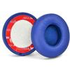 Sodorous Solo3 - Cuscinetti auricolari di ricambio per cuffie Beats Solo 2 e Solo 3 Wireless On-Ear, cuscinetti auricolari in memory foam con morbida pelle proteica, blu
