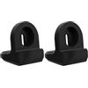 MoKo 2 Pezzi Supporto Caricatore Compatibile con Samsung Galaxy Watch 4 40mm 44mm/4 Classic 42mm 46mm/3 41mm 45mm/Active 2 1 40mm 44mm, Supporto di Ricarica in Silicone con Base Antiscivolo, Nero