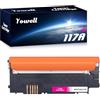 Yowell 1x Toner 117A Magenta Compatibile con HP W2073A 117A Magenta
