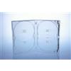 Amaray Custodia per DVD, 2 pezzi, contiene 4 dischi, colore trasparente
