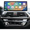 Road Top Carplay Autoradio, 12,3 pollici Ultra stretto Car Touchscreen per BMW X3 X4 Serie G01 G02 con EVO sistema (2018-2022 anno), Autoradio con Cornice Stretta per Carplay/Android Auto/Mirrorlink