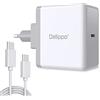 Delippo USB C 65W Alimentatore for Mac Book Air Mac Book Pro 13,12, for Mac Book Air 13,Molti Altro dispositivo di Tipo for Nintendo Switch
