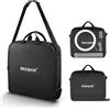 Neewer Borsa da Trasporto per Ring Light 12 per RH12B RH12C RH10B RH8B, Custodia Protettiva Portatile in Nylon da 50x42cm con Sezione Separata per Treppiede Stativo Luce Piegato Fino a 50cm, RU-011