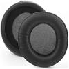 Miruchertter Cuscinetti auricolari di ricambio compatibili con cuffie Razer Nari, Nari Ultimate, Nari Essential, Kraken Kitty, Kraken Tournament Edition, in pelle e memory foam, colore nero