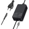 ATTNINE Caricatore Surface 65 W per Microsoft Surface Pro 11, 10, 9, 8, X, 7, 7+, 6, 5, 4, 3, Laptop 7/6/5/4/3/2, Go 4/3/2/1 - Adattatore con porta USB [15 V 4A]
