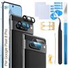 RongZy 2 pezzi per Google Pixel 8 Pro Vetro Lente Fotocamera Posteriore per Google Pixel 8 Pro Lente di Ricambio per Fotocamera Posteriore Coprire con Kit di Riparazione