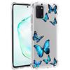 Tothedu Custodia per Galaxy Note 10 Lite/Cover per Galaxy A81/M60S SM-N770F, trasparente sottile morbido in resistente cover posteriore TPU flessibile telefono per Samsung Galaxy Note10 Lite Farfalla