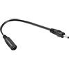 Rebower CC Alimentazione Cavo Punta Adattatore Convertitore Cavo [per Monitor TV LED luce ] - Femmina 5.5x2.1mm a Maschio 3.0x1.1mm/15cm/Nero