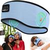 MUSICOZY Cuffie per dormire, ultra morbide, Bluetooth, per chi dorme di lato, blu cobalto MI