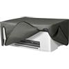 kwmobile Copertina Antipolvere Compatibile con HP Smarttank 5105 / Smarttank 5101 - Copri Stampante - Copertura Protettiva - Fodera in Grigio Scuro