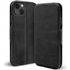 Verco Custodia a libro per iPhone 15, custodia a libro per iPhone 15, colore: nero