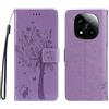 PEIYE Custodia per Xiaomi Redmi Note 14 Pro Plus 5G - Custodia a libro in pelle PU, morbido silicone flessibile, portafoglio e scomparti per carte di credito, chiusura magnetica - protezione folio -