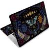 CRAFTYMELODY Pellicola adesiva per computer portatile, in PVC, con citazione, impermeabile, resistente ai graffi, per computer portatile da 12,1 13 13,3 13,3 13,6 14 15 15,3 16 pollici farfalla