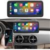 Ninetom Autoradio Touch Screen da 10,25 pollici con Carplay wireless e Android Auto per Mercedes Benz Classe GLK X204 2013-2015 NTG4.5/4.7, Supporto Mirrorlink, Fotocamera, Navigazione
