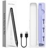 SSS·GRGB Penna stilo per HP Envy X360, Pavilion X360, Spectre X360, MPP 2.0 Tilt-Active Stylus con 4096 livelli di sensibilità alla pressione, comoda custodia, supporta la ricarica rapida di tipo C, nero