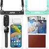JOTO Borsa Impermeabile Custodia Impermeabile Smartphone Cellulare Acqua Custodia Certificate IPX8,Porta Cellulare Impermeabile Mare per iPhone Galaxy Xiaomi Huawei Fino a 7 Pollici -2 pezzi