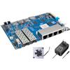 youyeetoo Banana Pi BPI-R4 WiFi 7 Router Entwicklungsboard, con chip MediaTek MT7988A, 4GB RAM e 8G eMMC onboard, 2X slot 10Gbe SFP, 4X porta di rete Gbe (pacchetto standard)