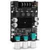 Topiky ZK-1002T Scheda Amplificatore Bluetooth 5.0, 2x100W Amplificatore Subwoofer HiFi a Doppio Canale, Modulo Amplificatore di Potenza Digitale con Controllo Alti e Bassi AUX e BT
