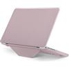 MOSISO Custodia Compatibile con MacBook Pro 16 Cover M5 M4 M3 M2 M1 2026 | PU Pelle Rivestito Plastica Case per MacBook Pro 16,2 pollici A3429 A3428 A3403 A2485 2026 2025 2024 2023 2022 2021, Rosa