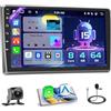 Hikity Android 15 Autoradio per Audi A4/S4/RS4 (2002-2007) Seat Exeo (2008-2012) Radio 8 Core 4+64GB CarPlay Android Auto Bluetooth 9 Radio Auto Schermo con Navi Telecamera Posteriore