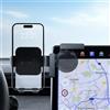 WEIPIN Supporto per cellulare per VW Golf 8.5 Golf MK8.5 2024-2026 - Montaggio su display da 12,9 pollici, ruotabile a 360° Accessorio con rilascio tramite pulsante ON
